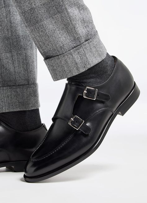 Shoes Reference, Monk Strap Shoes Men, Black Monks, Double Monk Strap Shoes, Official Shoes, Classy Suits, Double Monk Strap, Gentleman Shoes, Monk Strap Shoes