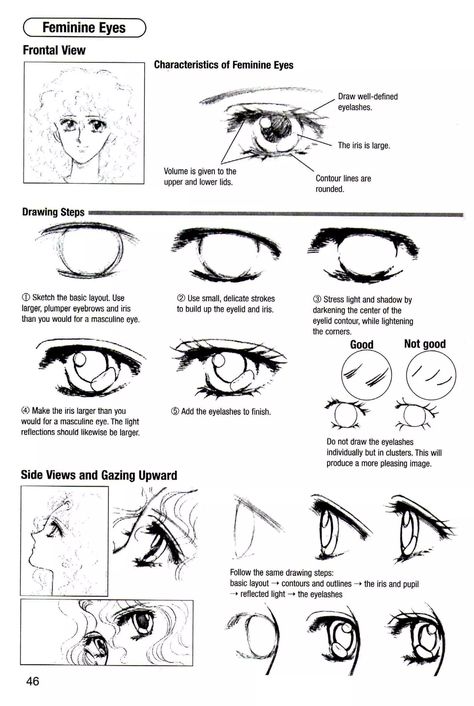 How To Draw Manga, Manga Eyes, Manga Tutorial, 90 Anime, Drawing Tutorial Face, Draw Manga, Anime Tutorial, Manga Drawing Tutorials, Art Basics