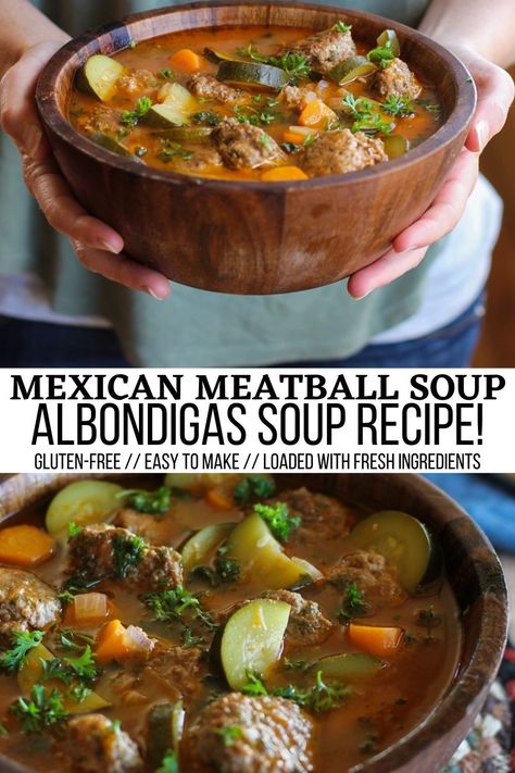 Supper Ideas Cold Weather, Albondigas Soup Instant Pot, Albondigas In Crockpot, Albondigas Meatballs Recipe, Meatball Soup Mexican, Albondigas Soup Recipe Instant Pot, Meatballs Soup Mexican, Albondigas Soup Recipe Crockpot, Mexican Meatball Soup Crockpot