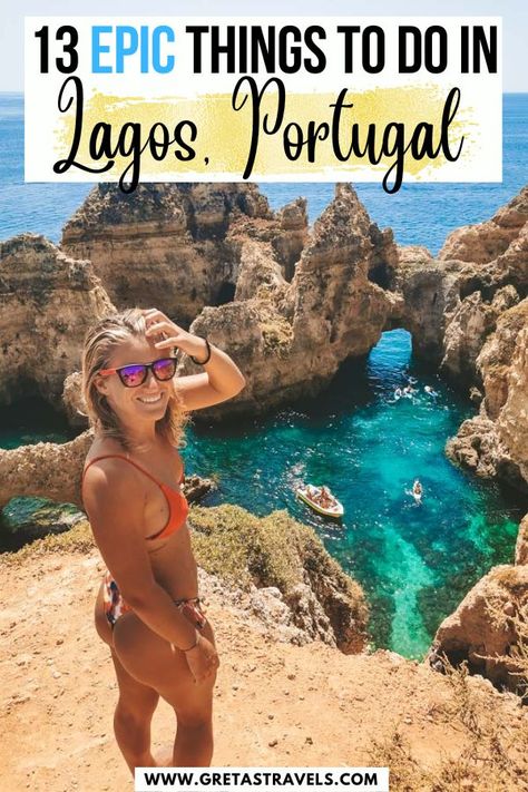 Lagos Portugal Things To Do In, Lagos Portugal Itinerary, Albufeira Portugal Things To Do, Portugal Beaches, Portugal Lagos, Things To Do In Portugal, Lisbon Portugal Travel, Portugal Trip, Albufeira Portugal