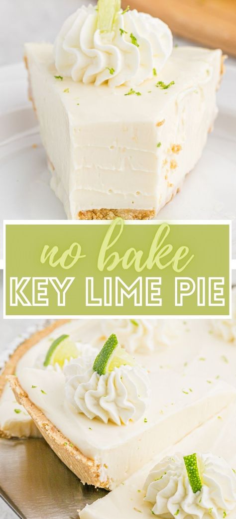 2 Ingredient Key Lime Pie, No Bake Key Lime Pie With Cool Whip, Dessert Key Lime, Key Lime Cream Pie Taste Of Home, Easy Key Lime Pie Recipe No Bake Cool Whip, Keylime Pie Cheesecake Recipes, No Bake Keylime Pie Recipe, Key Lime Pie In Springform Pan, Easy Lime Pie