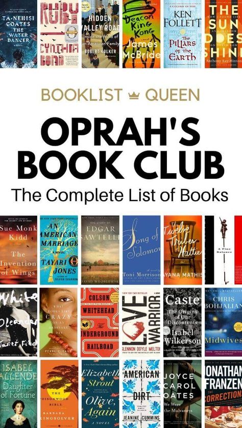 Oprah Book Club List, Oprah Book Club, Oprah Winfrey Books, Book Club List, Book Club Recommendations, Best Book Club Books, Celebrity Books, Beach Reads, Book Club Reads