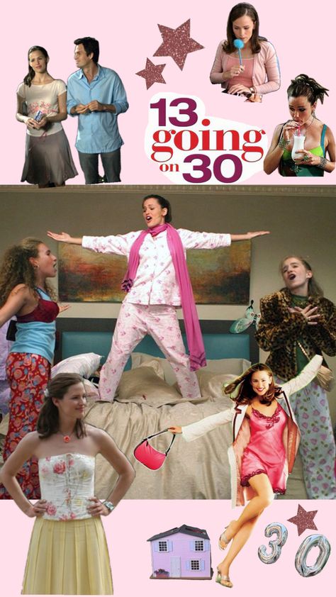 13 going on 30 montage 30th Birthday Themes, Thirty Flirty And Thriving, 13 Going On 30, 30th Party, 30th Bday, Birthday Planning, 30th Birthday Parties, 13th Birthday, Slumber Parties