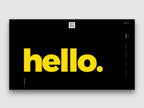 Yellow And Black Website, Agency Website Inspiration, Creative Landing Page, Creative Agency Branding, Creative Agency Website, Agency Landing Page, Agency Website Design, Digital Creative Agency, Web Portfolio