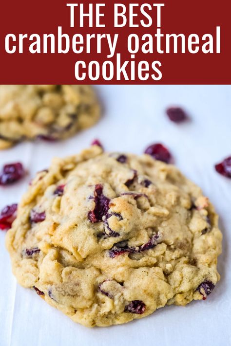 Dried Cranberry Shortbread Cookies, Cranberry Dried Recipes, Chewy Apple Cran Oatmeal Cookies, Hearty Oatmeal Cookies, Quick And Easy Shareable Desserts, Oatmeal Craisin Chocolate Chip Cookies, Cranberry Oat Cookies, Recipes Using Craisins, Dried Cranberry Recipes Healthy