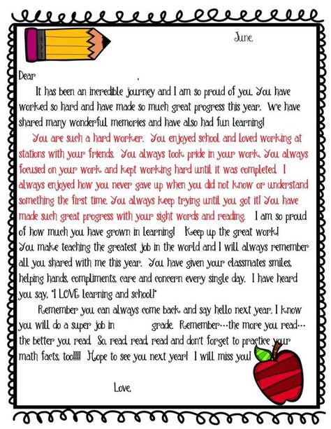 Letter To Students, 5th Grade Graduation, Teacher End Of Year, Graduation Speech, Letter To Teacher, Preschool Graduation, Letter To Parents, Kindergarten Graduation, End Of School Year