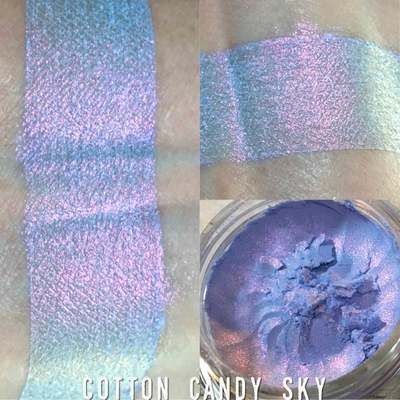 Inner Corner Highlight, Shades Of Violet, Cotton Candy Sky, Loose Pigments, Pigment Eyeshadow, Sky Color, Eyeliner Tutorial, Soft Baby, Makeup Brands