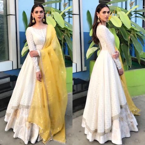 Aditi Rao Hydari, Aditi Rao, Anita Dongre, Boda Mexicana, Salwar Kamiz, Traditional Indian Outfits, Indian Gowns Dresses, Indian Gowns, Ethnic Outfits