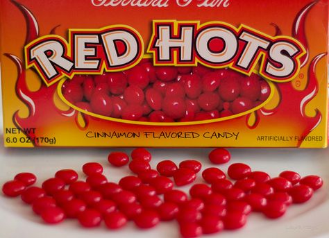 Red Hots Red Hot Candy, Red Hots Candy, Hot Candy, Song Of The Day, Cinnamon Candy, Mike And Ike, Red Hots, I See Red, Classic Candy