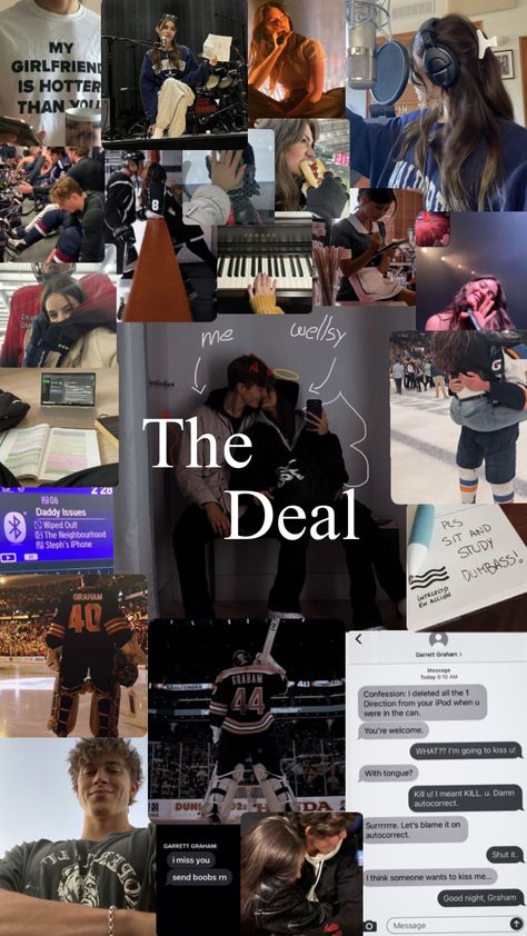 The Deal Aesthetic Book, The Deal Book Cover, The Deal Hannah And Garrett, The Deal Book Aesthetic, Hannah And Garrett The Deal Aesthetic, Garret Graham And Hannah Wells, The Deal Spicy Pages, Hannah And Garret, The Deal Fanart