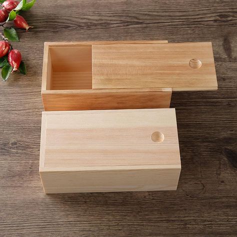 Small Storage Box, Diy Wooden Storage Boxes, Small Wood Boxes, Diy Wooden Box, Wooden Box Ideas, Wooden Box Plans, Wooden Pencil Box, Wood Box Design, Luxury Box Packaging