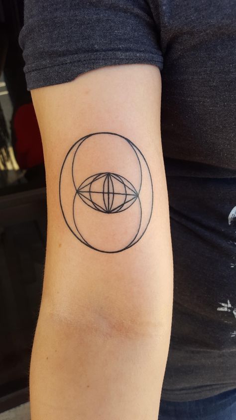 Vesica Piscis Tattoo, Cockatoo Tattoo, Chalice Well, Black Cockatoo, Sacred Geometry Tattoo, Geometry Tattoo, Original Tattoos, R Tattoo, Large Tattoos