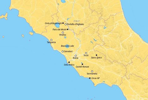 14 Best Places to Visit in Lazio, Italy (+Map) - Touropia Lazio Italy, Italy Map, Stone Statues, Archaeological Site, Best Places To Visit, Ancient Cities, Tourist Attraction, Cool Places To Visit, Cemetery