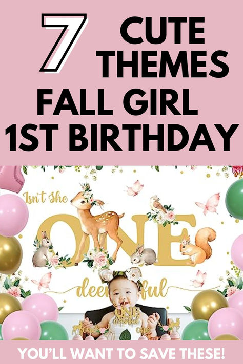 1st birthday October, September 1st birthday girl, Fall themed first birthday girl One Year Birthday Party Ideas Fall, November One Year Birthday Party, First Birthday Girl September, First Birthday November Girl, Girl First Birthday Party Ideas Fall, September First Birthday Girl, Fall One Year Birthday Party Girl, Fall First Birthday Party Ideas, November First Birthday Girl