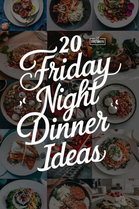 Get ready for the weekend with 20 simple yet flavorful dinner ideas that are perfect for your Friday night. Delicious meals for everyone! #DinnerTime #FridayFood #TastyRecipes Friday Night Dinner Recipes, Easy Friday Night Dinner Ideas, Friday Night Dinner Ideas, Night Dinner Recipes, Friday Dinner, Flavorful Dinner, Friday Night Dinner, Delicious Meals, Dinner Time