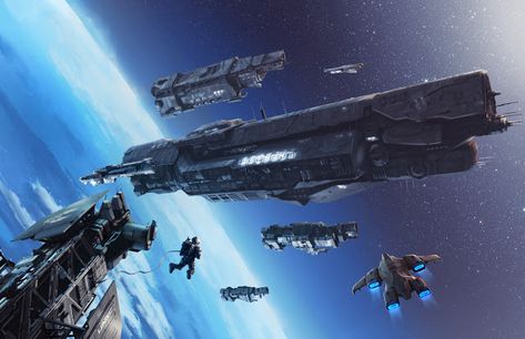 Illustration for Halo Mythos book Halo Ships, Halo Wars, Halo Series, Halo Game, Space Ships Concept, Sci Fi Spaceships, Starship Concept, Space Battles, Sci Fi Ships