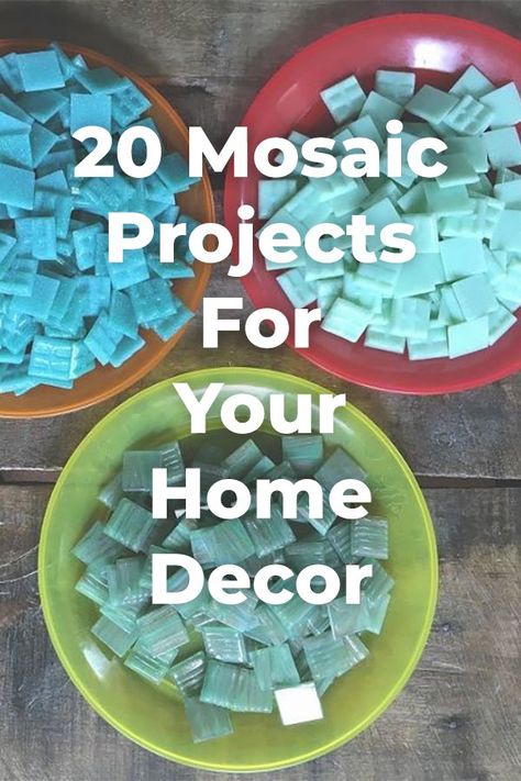 Easy Mosaic, Diy Coffee Station, Mosaic Art Diy, Diy Wainscoting, Garden Art Diy Easy, Mosaic Garden Art, Wood Wall Art Diy, Mosaic Art Projects, Mosaic Tile Art