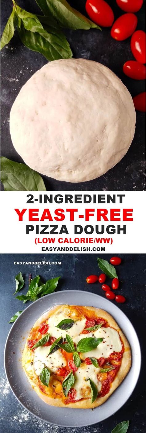 Cauliflower Pizza Dough, Yeast Pizza Dough, Calories Pizza, Low Calorie Pizza, No Yeast Pizza Dough, Pizza Roll, Low Carb Low Fat Recipes, Boiled Egg Diet Plan, Pizza Dough Recipe