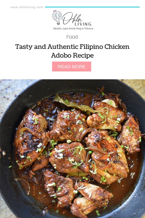 Adobo Filipino Recipe, Chicken Adobo Recipe Filipino, Philippine Adobo, Adobo Chicken Filipino, Filipino Chicken Adobo, Chicken Adobo Recipe, Filipino Adobo, Filipino Chicken Recipes, Chicken Adobo