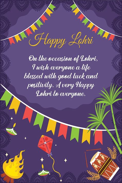 Happy Lohri Wishes Happy Lohri Wallpapers, Lohri Wallpaper, Happy Lohri Wishes, Lohri Wishes, Daycare Menu, Happy Lohri, India Culture, Easy Rangoli Designs, Good Morning Inspirational Quotes