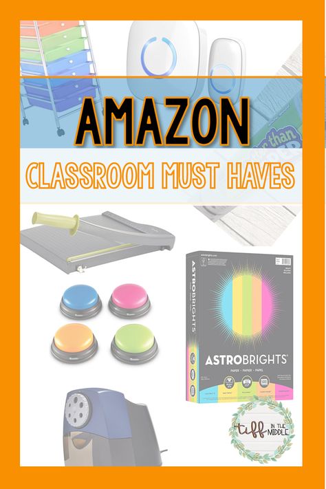 Check out my top Amazon Must-Haves for Middle and High School Teachers! I have included my favorite Amazon products that have helped me get organized and manage my classroom. Middle School Must Haves, Classroom Must Haves, High School Teachers, School Must Haves, Library Chair, Teacher Technology, High School Teacher, Classroom Setup, My Classroom