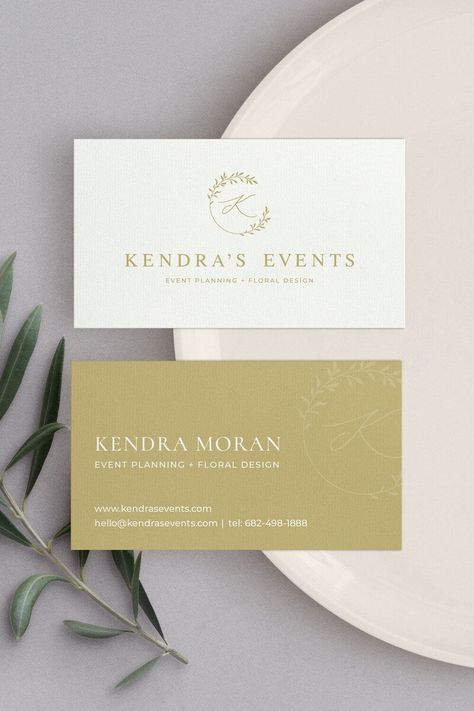 Event Planning Logo Design Ideas, Wedding Planner Business Card, Planner Logo Design, Florist Business Card, Event Planner Logo, Wedding Planner Logo, Brand Kits, Event Planning Logo, Business Card Stand