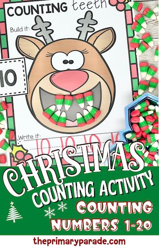 Winter Counting Activities, Elf Hat Template, Corn Activity, Easy Paper Plate Crafts, Reindeer Activities, Christmas Math Centers, Prek Activities, Preschool Christmas Activities, Elf Crafts