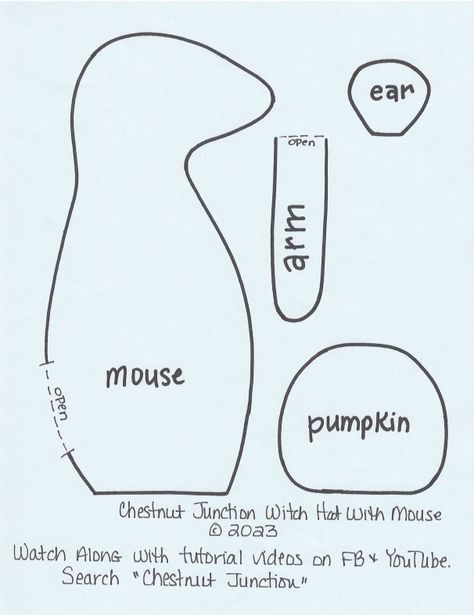 Digital Downloads Primitive Thanksgiving Crafts, Chestnut Junction Patterns, Free Primitive Patterns, Primitive Sewing Patterns, Primitive Crafts To Make, Primitive Thanksgiving, Primitive Fall Crafts, Mouse Diy, Mother Thyme