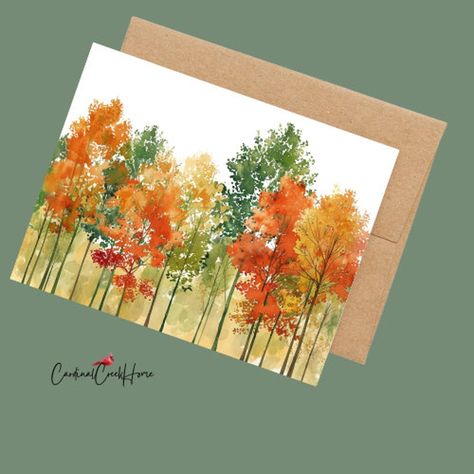 This Note Cards item by CardinalCreekHome has 13 favorites from Etsy shoppers. Ships from Zephyrhills, FL. Listed on Sep 16, 2024 Diy Watercolor Painting, Art Carte, Fall Watercolor, Watercolor Flower Art, 수채화 그림, Diy Watercolor, Watercolor Trees, Watercolor Inspiration, Fall Cards