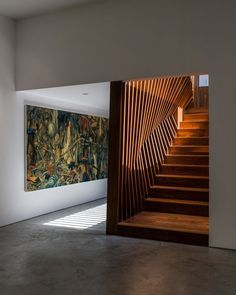 Hide Out House | Dan Brunn Architecture | Archinect Architecture Artists, Architecture Renovation, Stairs Architecture, Lan Can, Wooden Stairs, Wood Stairs, Interior Stairs, Modern Staircase, Zaha Hadid