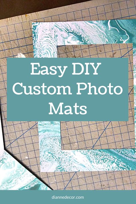 Creating your own custom photo mats is a great way to upgrade your framed pictures. Here's how to create your own in 3 easy steps. #customphotomats #diyphotomats #photomatting #diyphotomatting #diyphotoframes #customphotoframes #diypictureframes #diyframemats How To Make Your Own Picture Frame Mat, Photo Frame Mat Diy, How To Make A Matte For A Frame, Matt Picture Frame, Diy Photo Matting How To Make, Diy Mats For Picture Frames, Mat Board Projects, Diy Picture Frame Mat, How To Mat And Frame Pictures