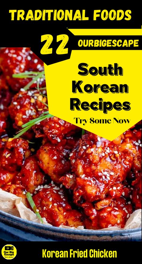 Korean Fried Chicken - South Korean Recipes - Try all of these great recipes I gathered from locals on my trip. Holiday Recipes | Recipes | Recipes for Dinner | Quick Dinner Recipes | Dinner for 2 Recipes | Recipe Ideas | Easy Recipes for Dinner | Healthy Recipes | Easy Recipes | Recipes for Dinner. Authentic Korean Food Recipes, Korean Main Dish, South Korean Recipes, Easy Korean Dinner Recipes, Korean Food Recipes South Korea, Korean Recipes Easy, Korean Dishes Recipes, Korean Recipes Authentic, Dinner For 2 Recipes