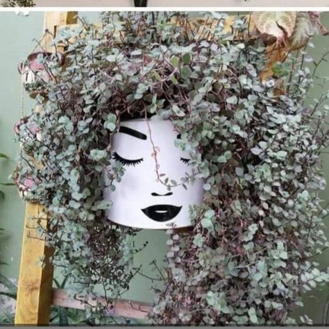 Jardim Diy, Plant Pot Design, Flower Pot Art, نباتات منزلية, Flower Pot Crafts, Diy Plant Hanger, Painted Flower Pots, Garden Crafts Diy, Garden Art Sculptures Diy