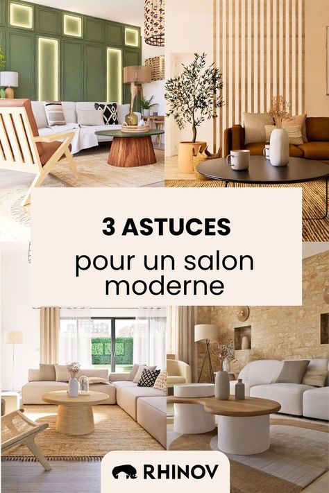 Découvrez 3 astuces tendances pour aménager un salon moderne. Vous êtes à la recherche d'une déco au goût du jour, c'est parfait ! #salon #salonmoderne Style Deco, Parfait