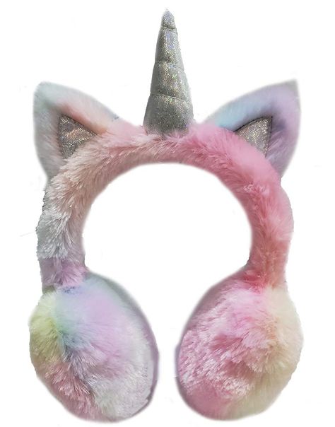 Unicorn Ears, Cute Rainbow Unicorn, Rainbow Plush, Unicorn Fashion, Girls Hoodies, Colorful Unicorn, Plush Design, Ear Muffs, Beanie Boos