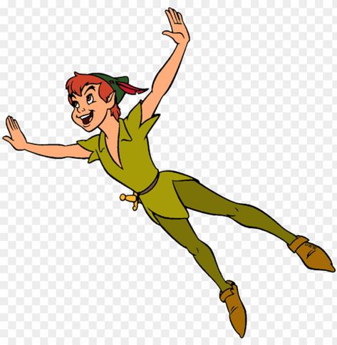 Peter Pan Cartoon, Disney Characters Png, Peter Pan Flying, Peter Pans, Disney Svg Files, Disney Png, Peter Pan Party, Wendy Darling, Peter Pan Disney