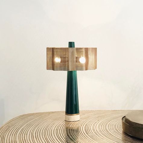 HUMBERT  &  POYET on Instagram: “COLLECTION | PIASA | AD #humbertetpoyet #architecture #design #lighting #travertino #brass #artistesdecorateurs #admagazine #piasa #auction…” Industrial Style Lamps, Lamp Inspiration, Repurposed Lamp, Statement Lamp, Classic French Style, Decorative Table Lamps, Instagram Beauty, Light Of Life, Beautiful Lighting