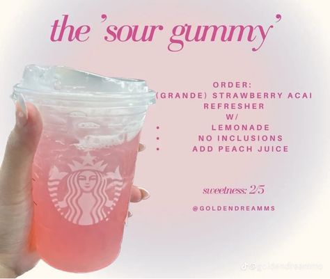 Kirby Starbucks Drink, Refreshing Drinks From Starbucks, Custom Starbucks Drinks, Date Candy, Kawa Starbucks, Starbucks Copycat Recipes Drinks, Painting Flower Pots, Picnic Painting, Ice Cream Bracelet