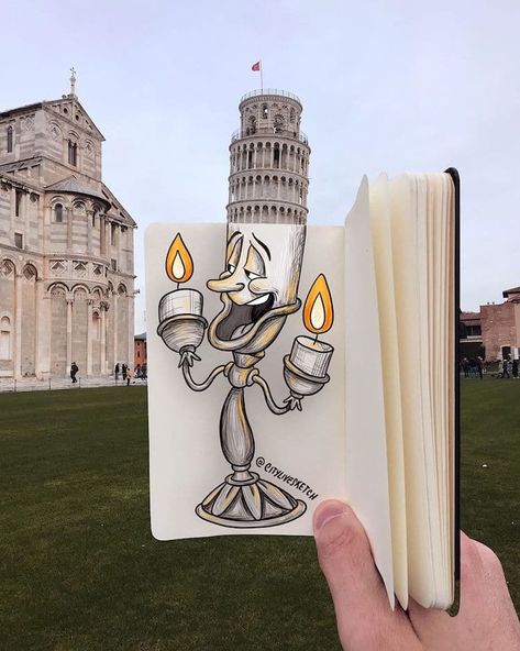 Summer Nature Photography, Travel Sketchbook, Pisa Italy, Corporate Art, Sketchbook Drawings, Graffiti Painting, Creative Arts And Crafts, Simple Photo, 3d Drawings