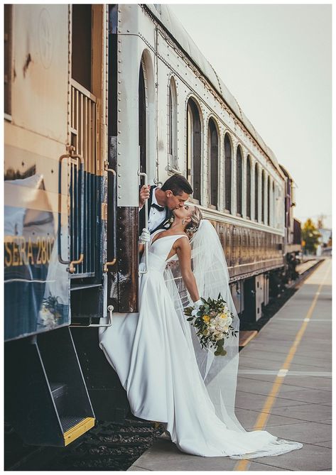 Train Station Wedding, Napa Wedding Venues, Napa Valley Wine Train, Wine Train, Inside Weddings, Napa Wine, Napa Valley Wedding, Train Wedding, Napa Valley Wine