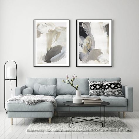 Contemporary Art V - Olive et Oriel Hamptons Interior Design, Art Galaxie, Hamptons Interior, Coastal Art Prints, Australia Wall Art, Mirror Artwork, Small Framed Art, Stretched Canvas Wall Art, Wall Frames