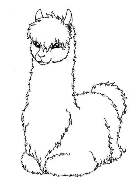 Alpaca coloring pages. Download and print Alpaca coloring pages. Alpaca Drawing, Animals Unique, Primitive Colors, Stained Glass Quilt, Alpaca Farm, Felt Cowboy Hats, Pallet Art, Cricut Projects Vinyl, Watercolor Bird