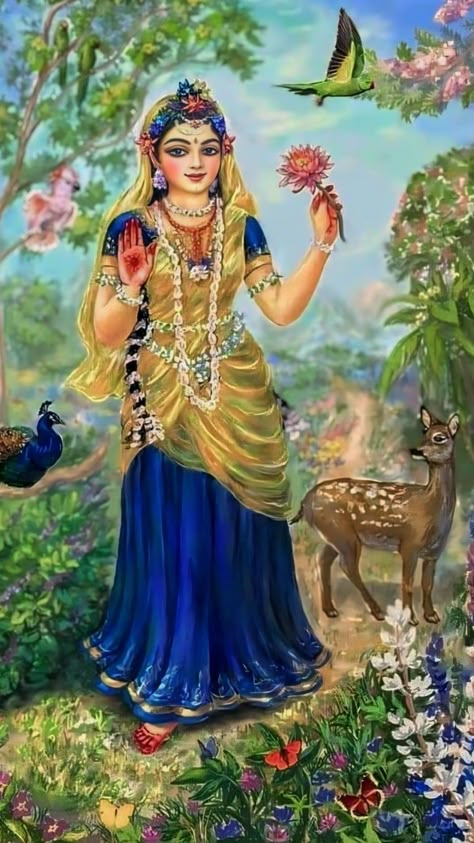 Radha Rani Pic, Radha Rani Paintings, Radha Rani Wallpaper, Vrinda Devi, Radha Art, Radhe Rani, Shree Ji, Radha Beauty, Shri Radha