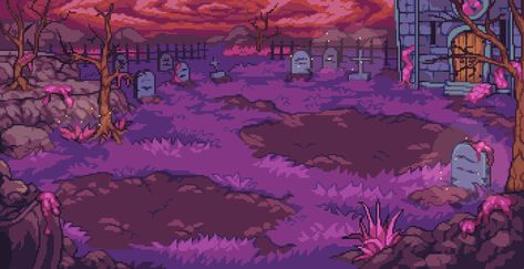 Love Lofi, Pixel Background, Halloween Desktop Wallpaper, Graveyard Scene, Gif Background, Pixel Art Background, Pixel Animation, Animated Banners, Halloween Gif