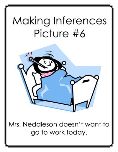 Inference Carousel: Making Inferences with Pictures and Captions - The Teacher Treasury Inference Pictures, Activity Template, Teaching Secondary, Making Inferences, Indoor Games For Kids, Work On Writing, Novel Studies, Writing Resources, Literacy Skills