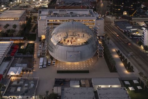 Our Project Gallery - iGuzzini Cinema Museum, Academy Museum, Oscar Award, Renzo Piano, General Lighting, Los Angeles Usa, Outdoor Accents, Path Lights, Motion Pictures