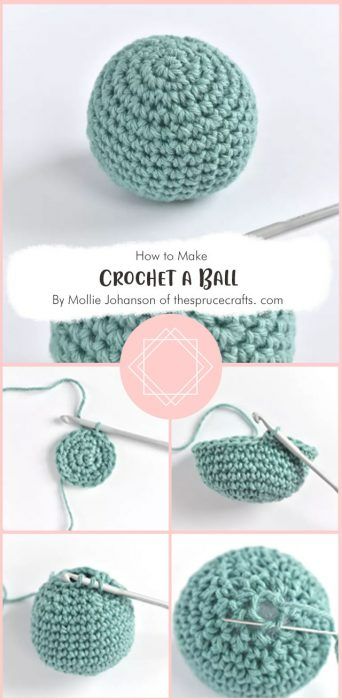 Best Crochet Ball Free Pattern Ideas - Carolinamontoni.com Small Crochet Ball, Crochet Ornaments Free Pattern, Ball Crochet, Crochet Keychains, Crochet Cat Toys, Crochet Dress Pattern Free, Magic Crochet, Crochet Ball, Easy Magic