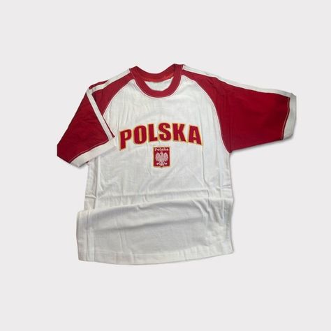 2023 Summer Fashion T-shirt Letter Embroidery Print T-shirt Y2K High Street Punk Women's T-shirt Vintage Mens Clothes, Poland Football, Y2k Jersey, Brooklyn Fashion, Football Top, Mode Hippie, Y2k Crop Top, Football Tops, Football Tee