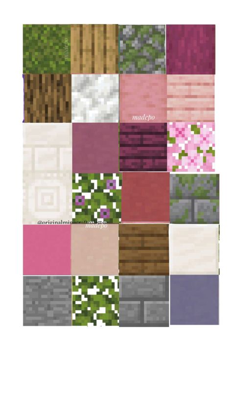 Minecraft Palette, Minecraft Cherry Blossom, Minecraft Small House, Blossom House, Minecraft Inspo, Minecraft Pixel Art, Minecraft Building, Minecraft Creations, Small House