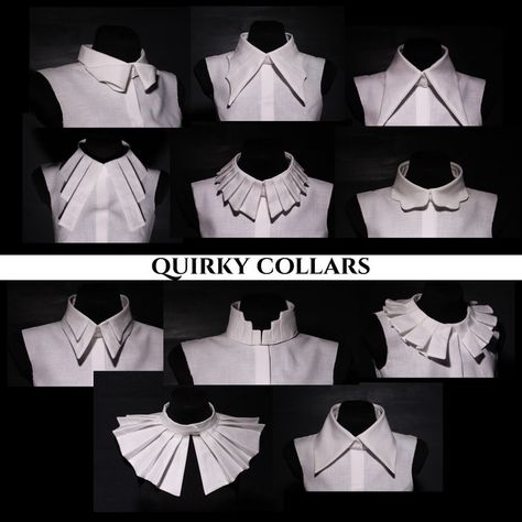 Collar Galore quirky Collars Bonus Instant Download PDF - Etsy Collar Outfits, Wedding Plus Size, Sewing Collars, Wedding Classy, Classy Dresses, Fashion Dictionary, Fashion Design Patterns, Clothes Sewing, Couture Mode